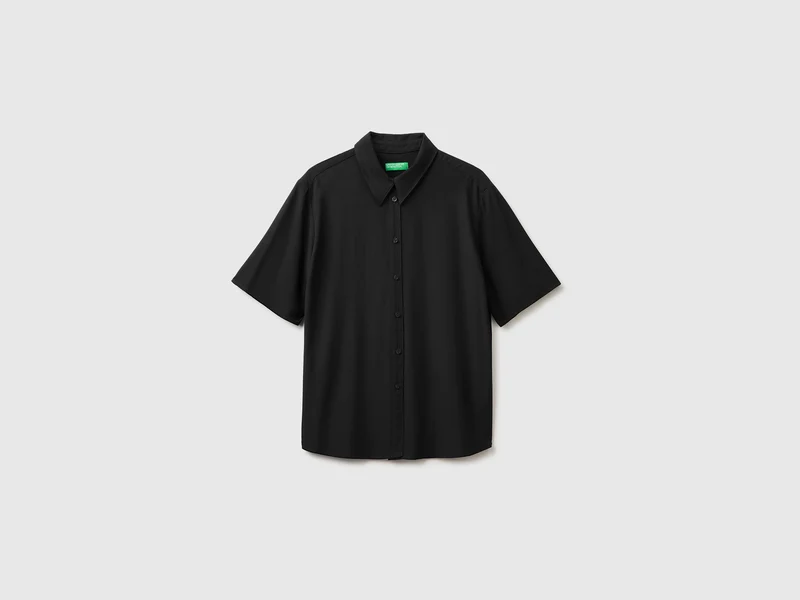 Camicia manica 3/4 in viscosa