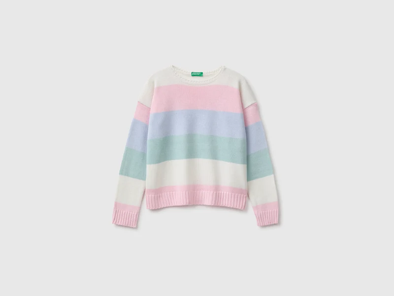 Maglia boxy fit a righe