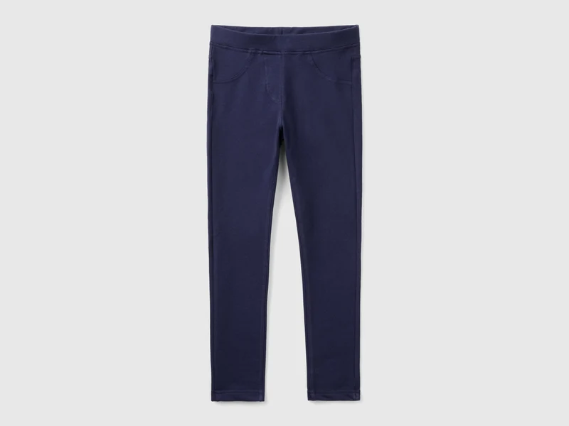 Jeggings in felpa stretch