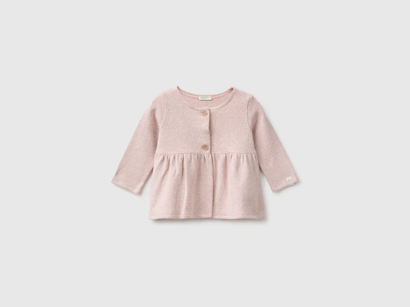 Felpa aperta con lurex