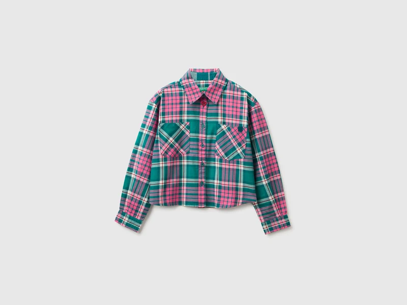 Camicia a quadri 100% cotone