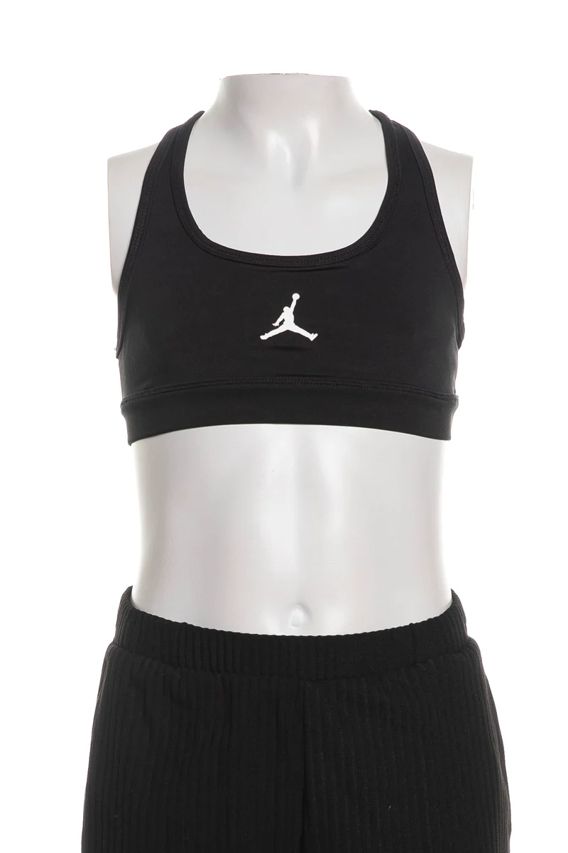 Top Jordan Jumpman Bra Da Bambina Nero