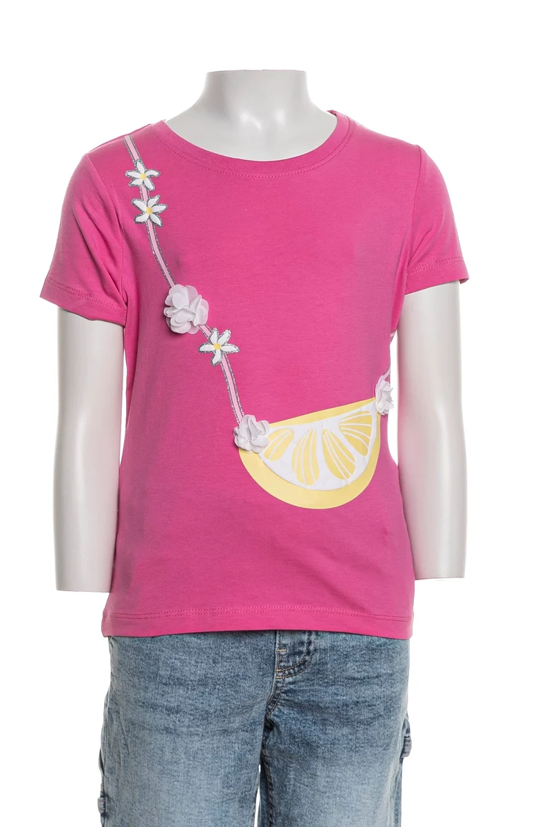 T Shirt Name It Fentaz Da Bambina Fuxia Ciclamino