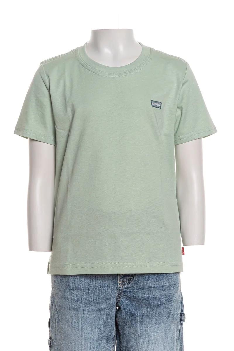 T Shirt Levi's Batwing Chest Boy Da Bambino Verde Menta