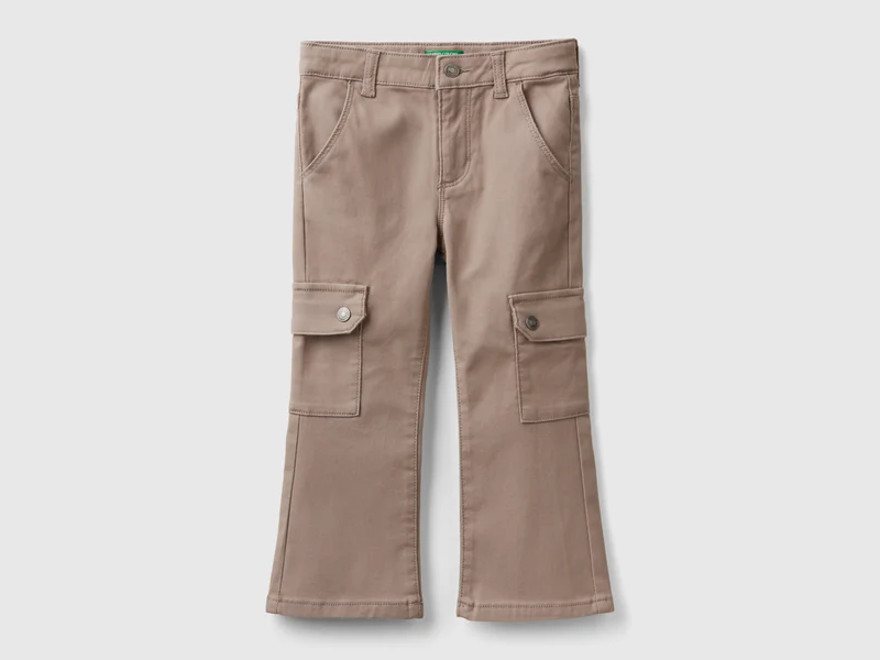 Pantaloni cargo stretch