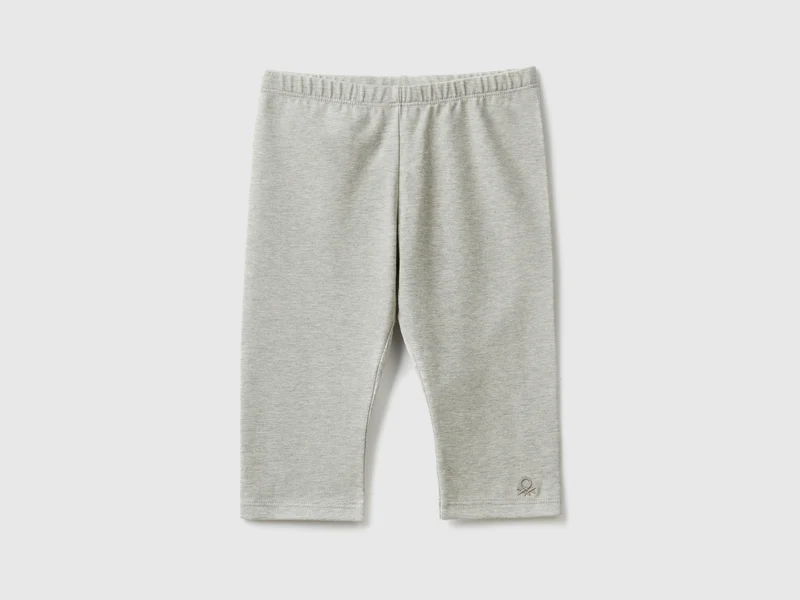 Leggings a 3/4 in cotone elasticizzato