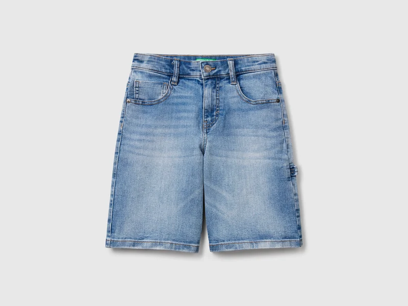 Bermuda di jeans straight fit