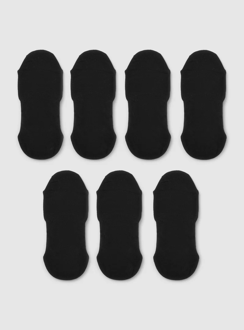 Pack 7 calzini fantasmini con grip interno