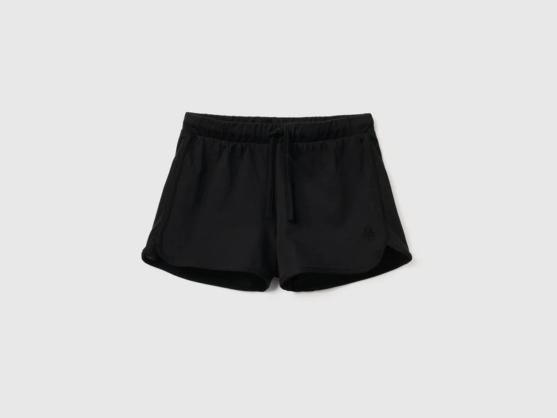 Shorts stile runner in cotone bio