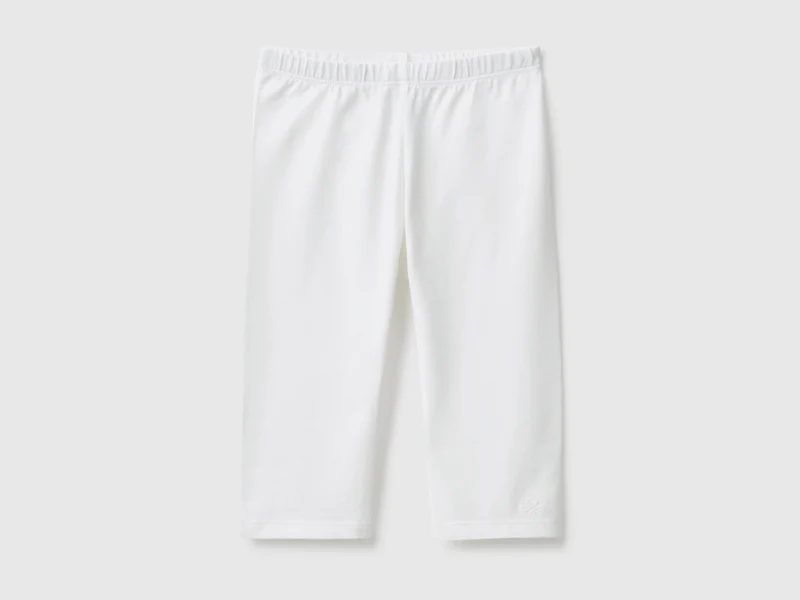 Leggings a 3/4 in cotone elasticizzato