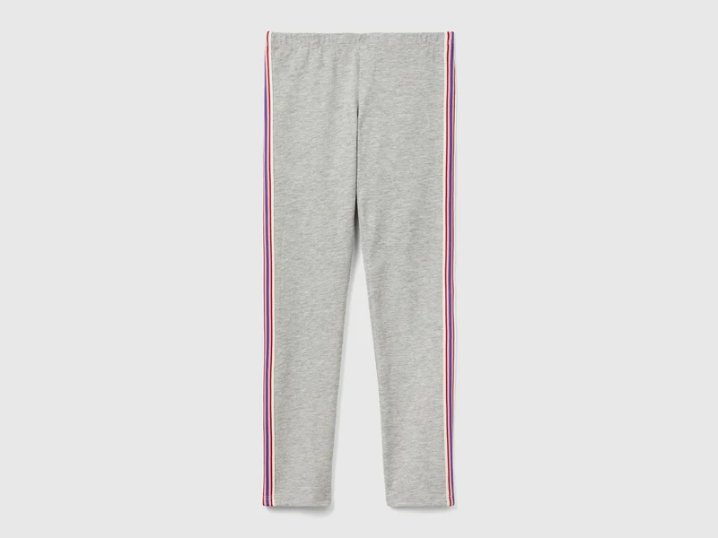 Leggings con dettagli a righe