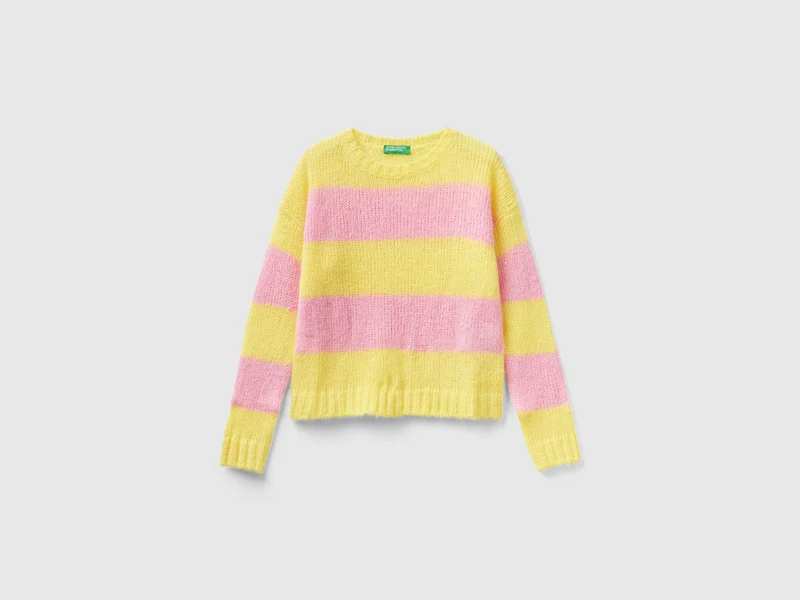Maglia a righe bicolor