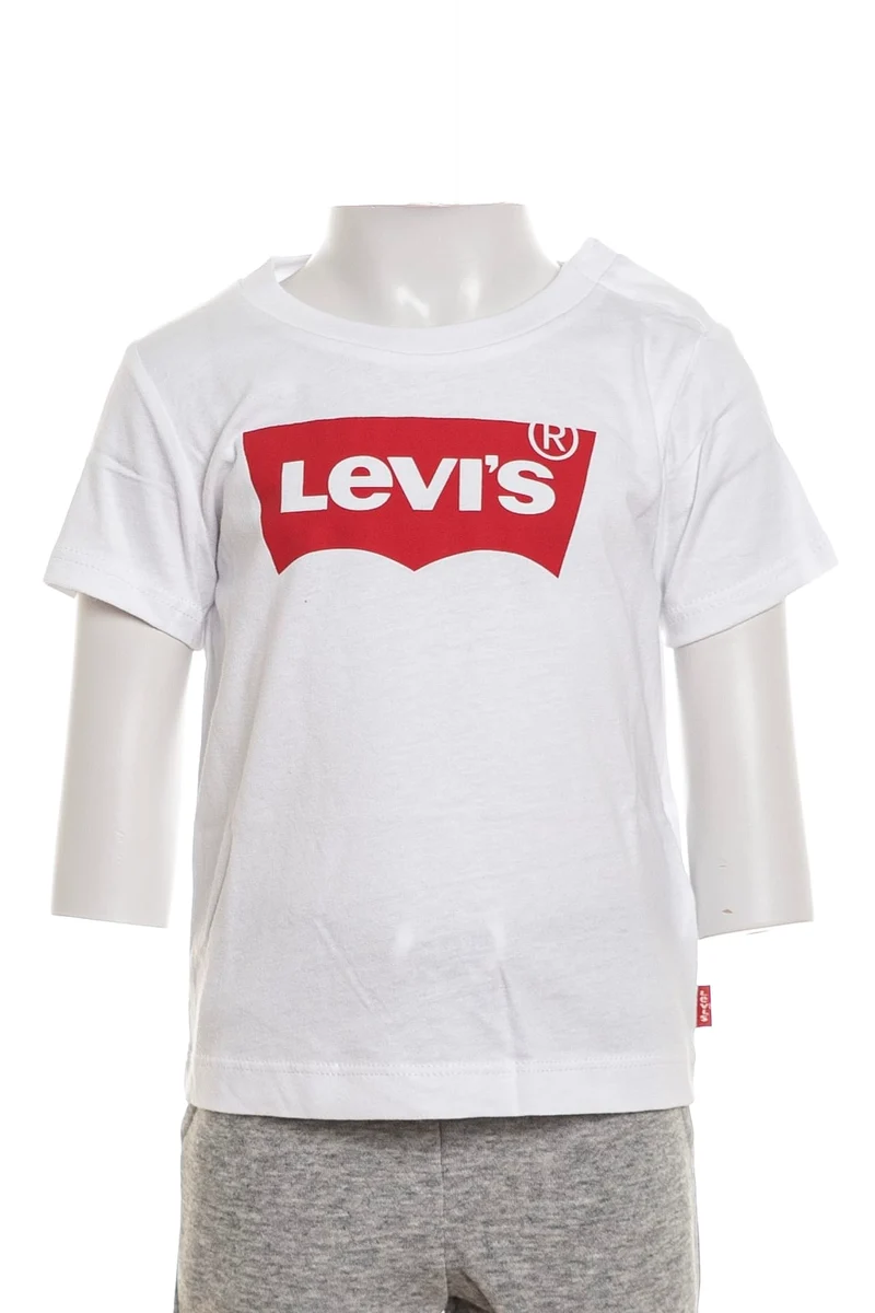 T Shirt Levi's Sport Infant Da Bambino Bianca