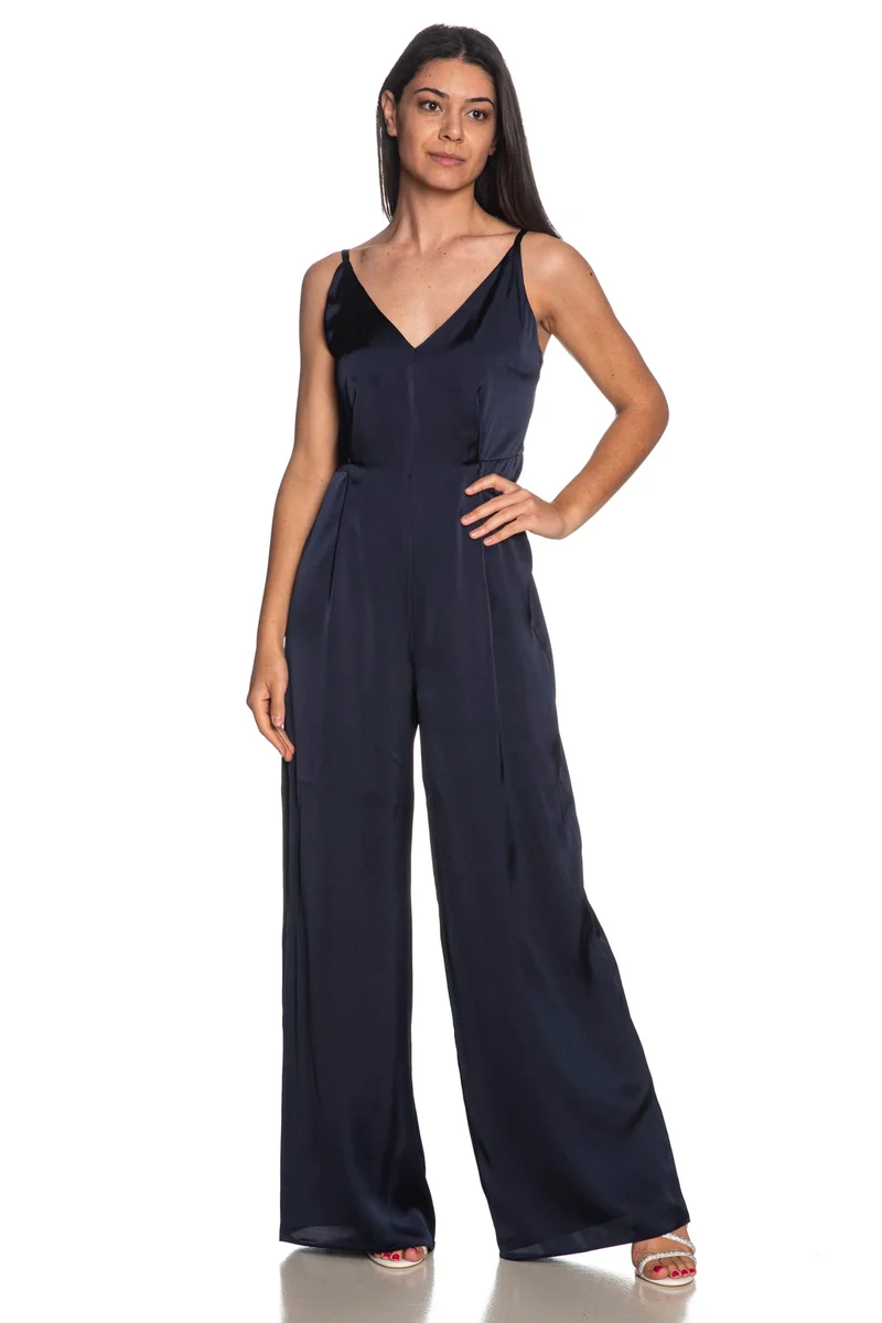 Tuta Intera Emme Di Marella Mallo Da Donna Blu Navy