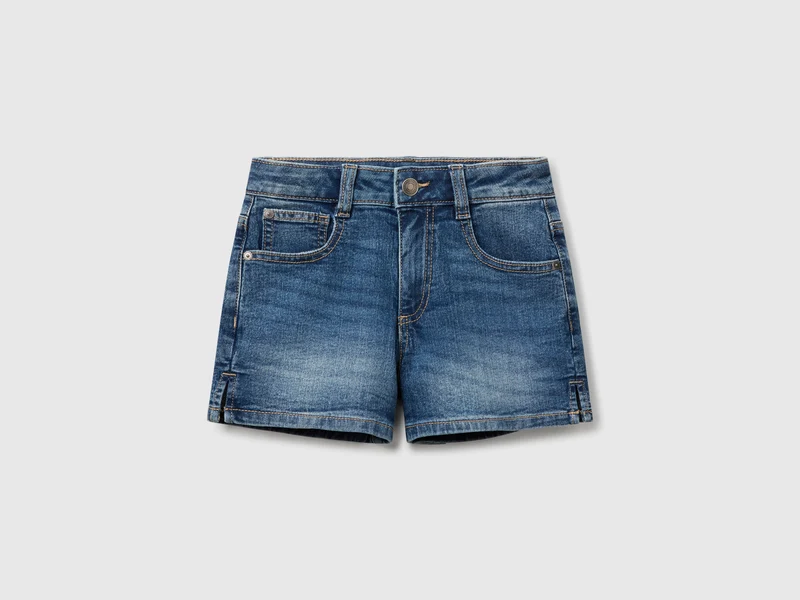 Pantaloni corti in denim