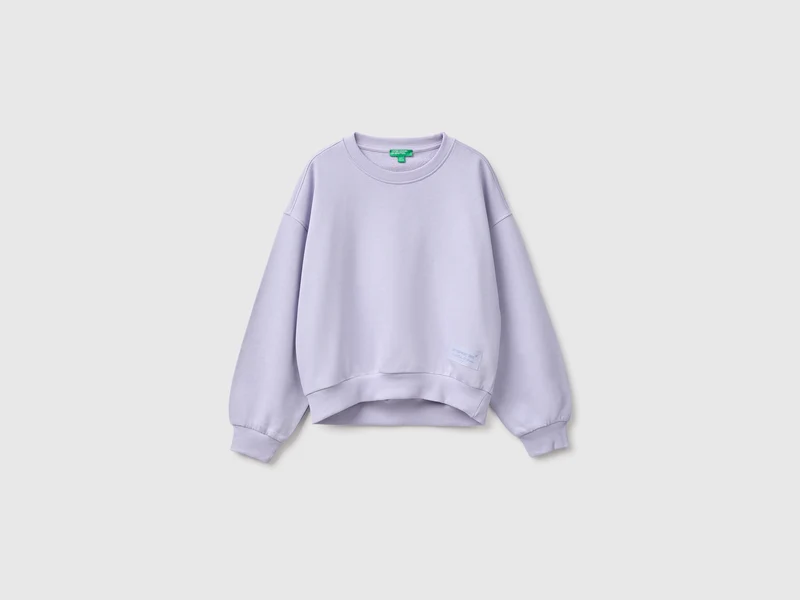 Felpa chiusa 100% cotone