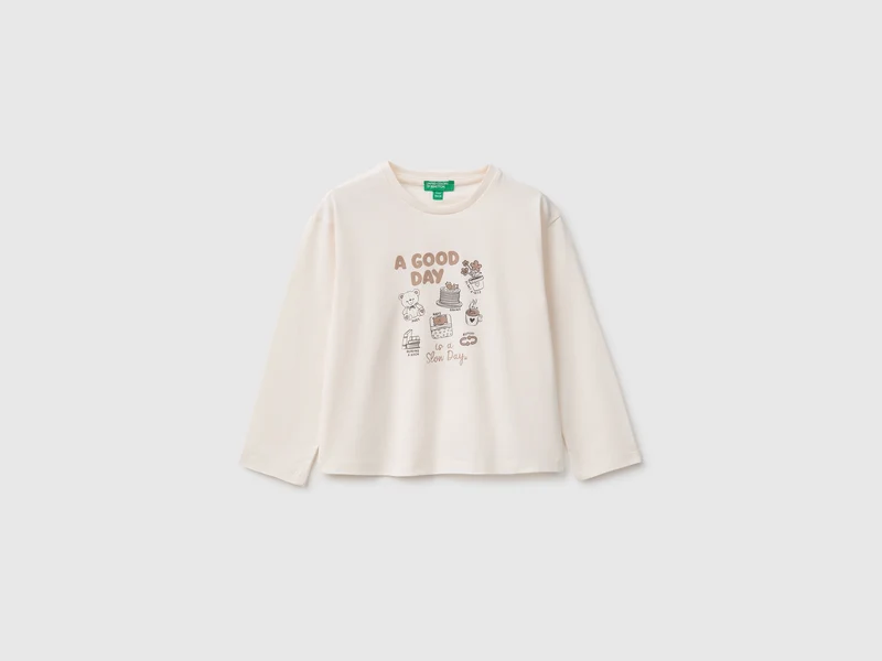 T-shirt 100% cotone bio con stampa