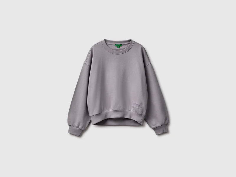Felpa chiusa 100% cotone