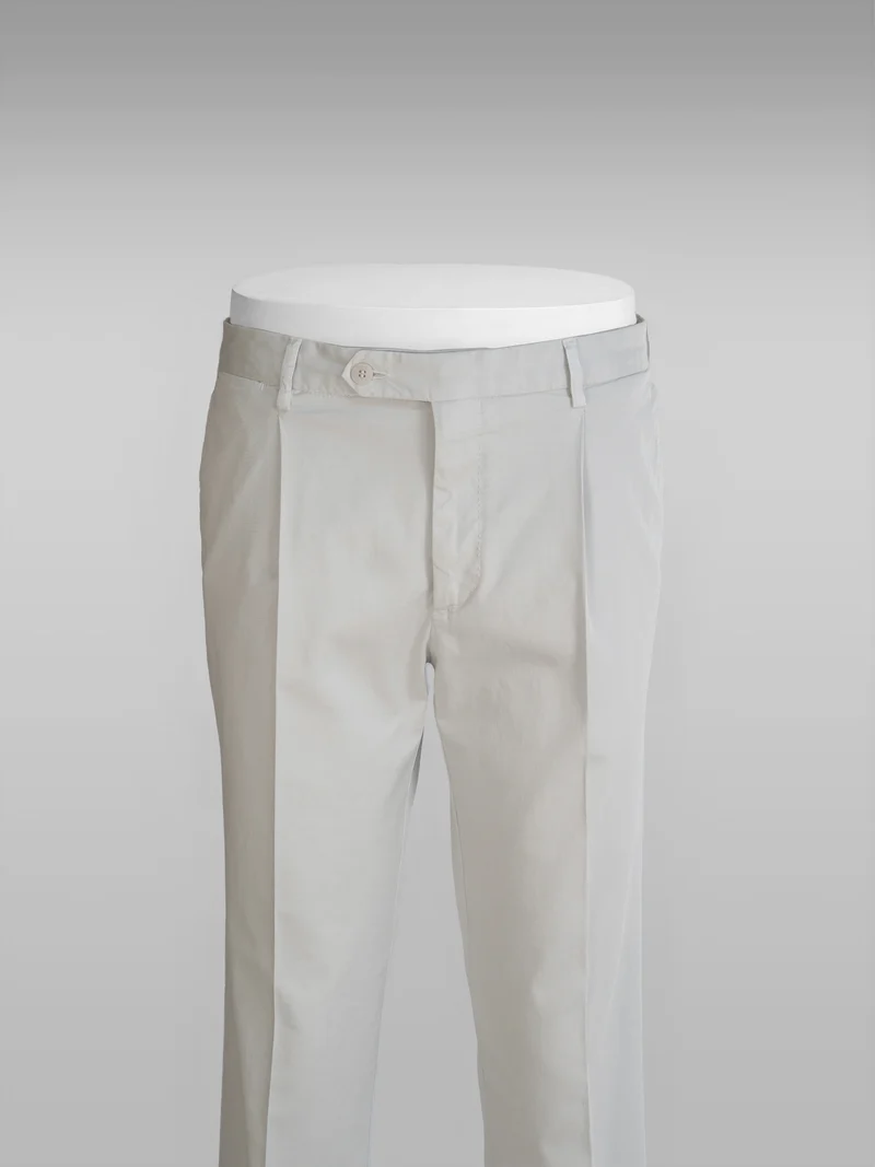 Ice cotton supima sport trousers 1 pleat