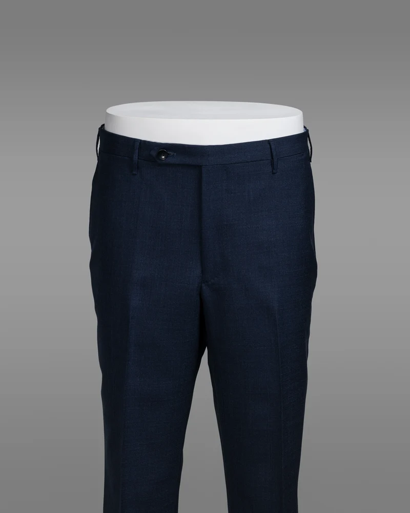 Roma dark blue wool trousers