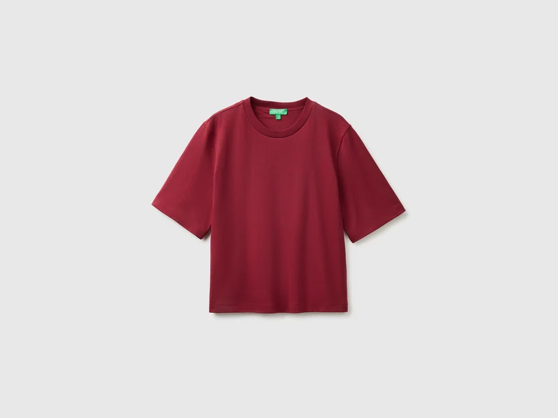 T-shirt boxy fit 100% cotone