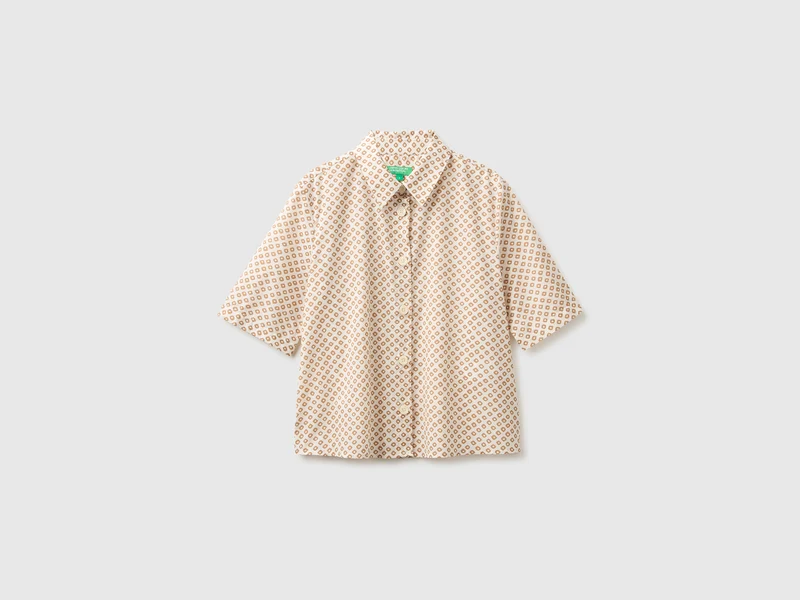 Camicia fantasia a manica corta