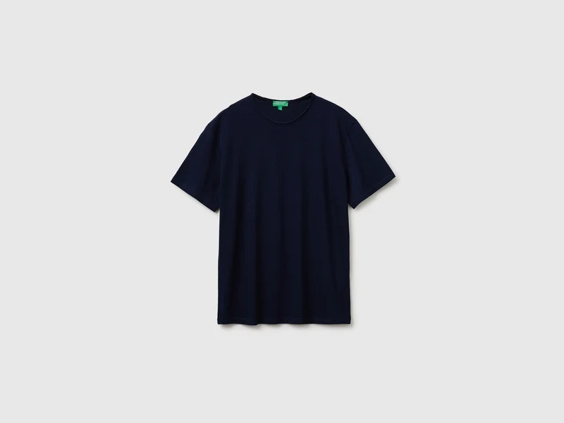 T-shirt in cotone fiammato