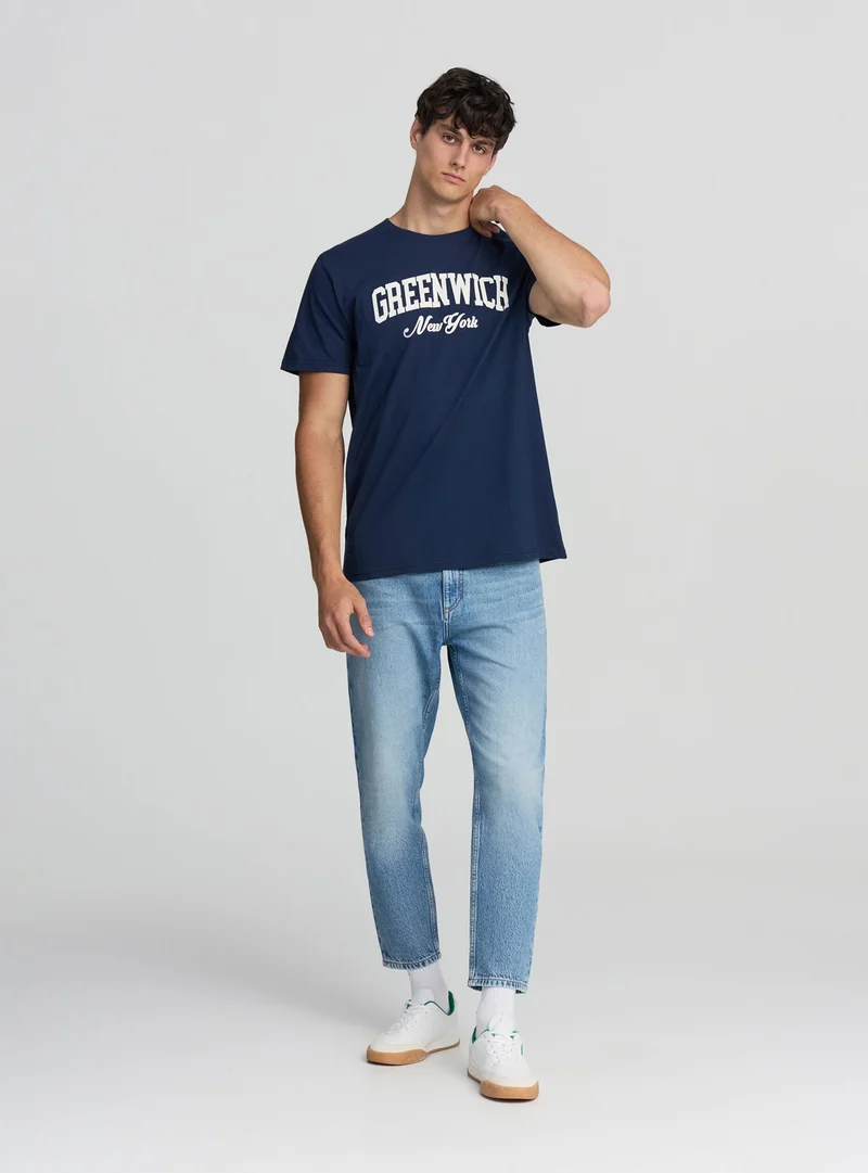 T-shirt stampa college