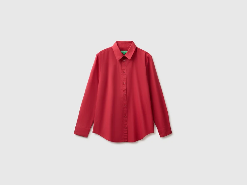 Camicia regular fit in cotone leggero