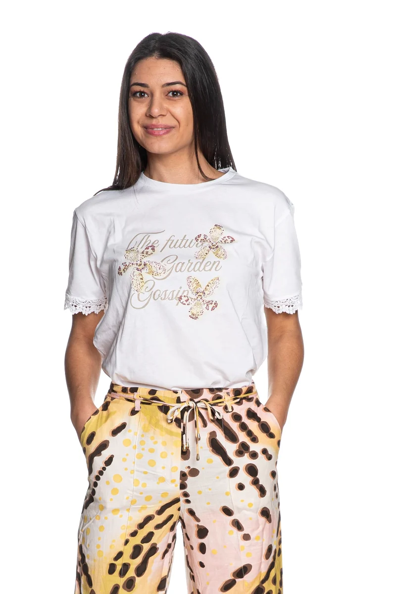 T Shirt Tiffosi Comfey Ss Tee Da Donna Bianca