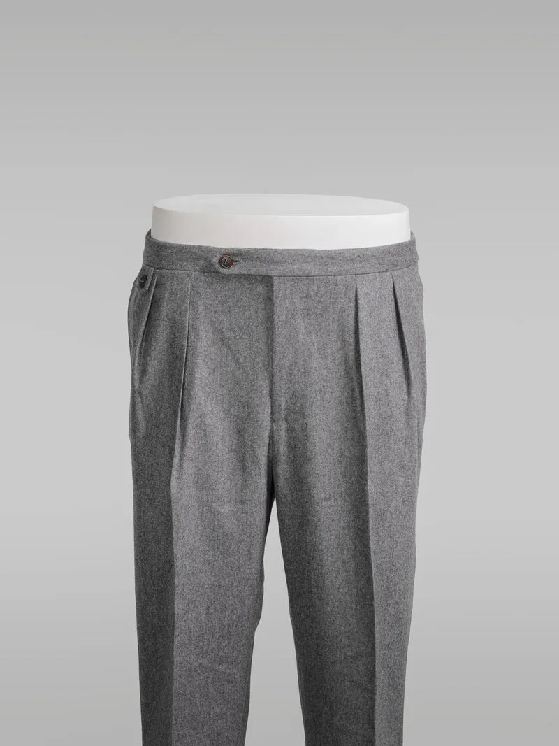 New York flannel wool trousers
