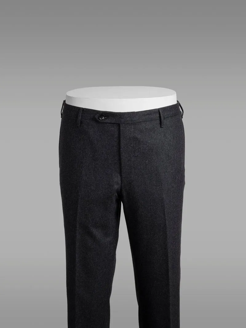 Dark grey flannel trousers