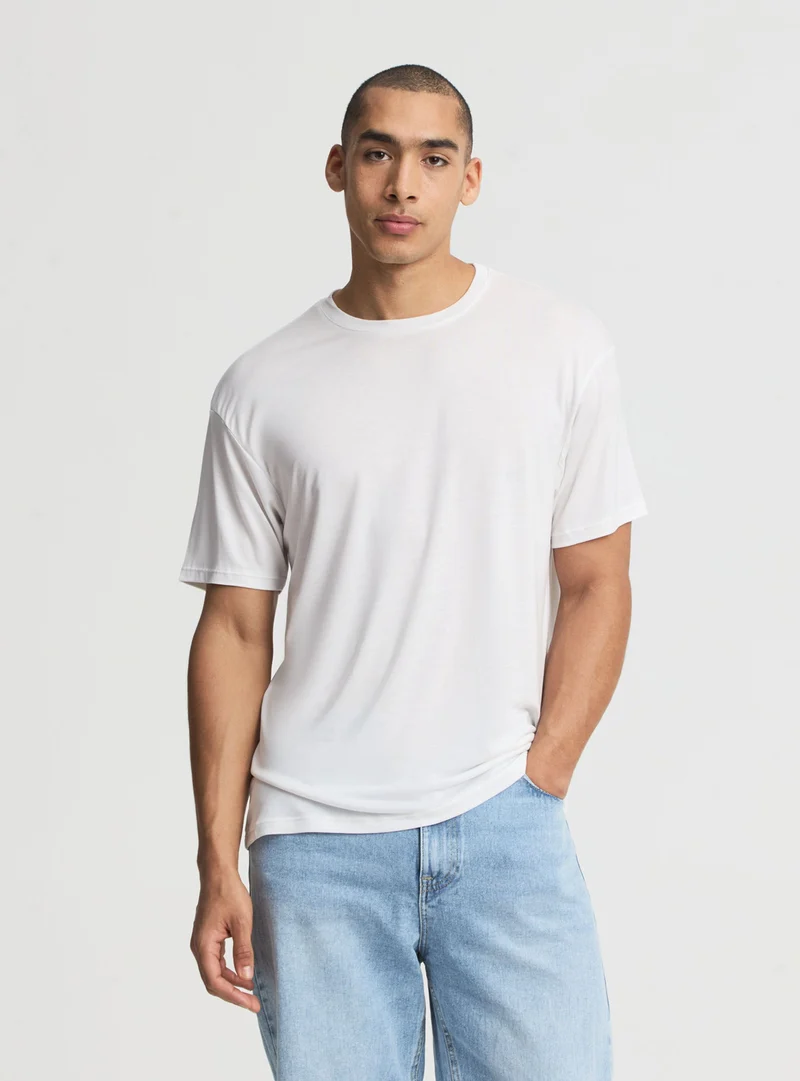T-shirt comfort a tinta unita
