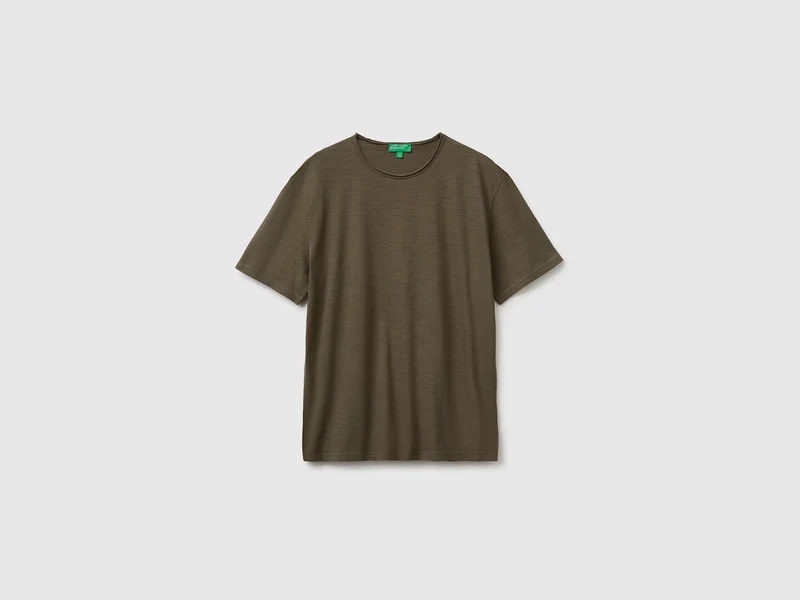 T-shirt in cotone fiammato