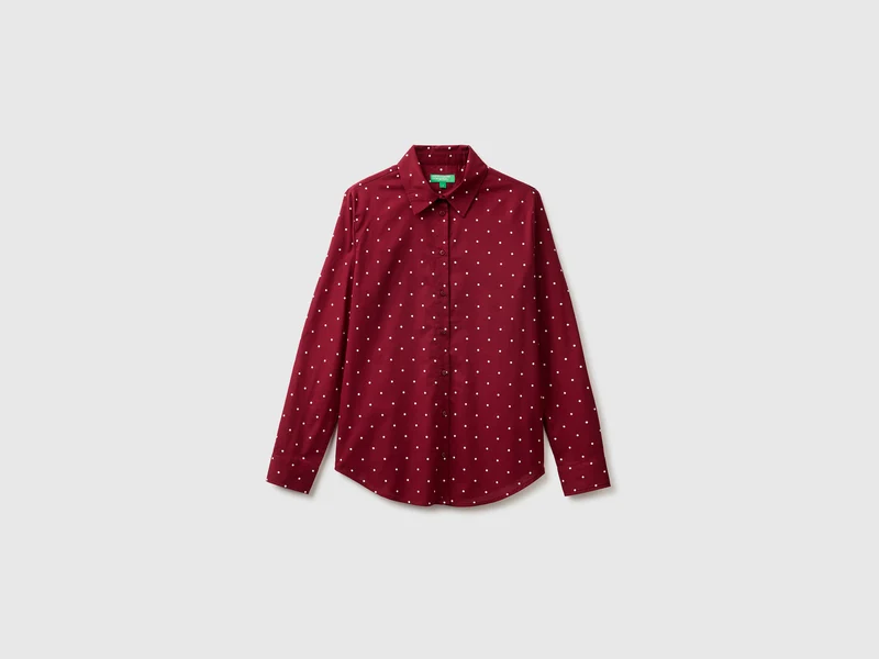 Camicia fantasia a manica lunga
