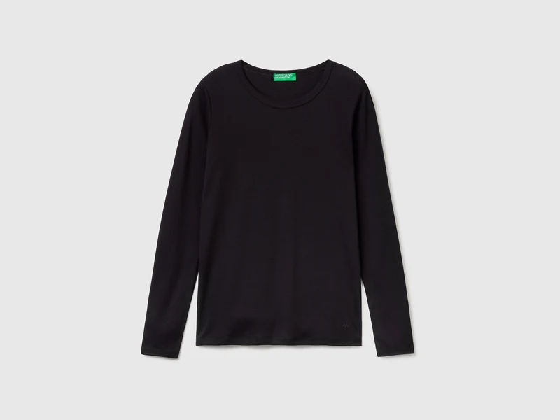 T-shirt manica lunga 100% cotone