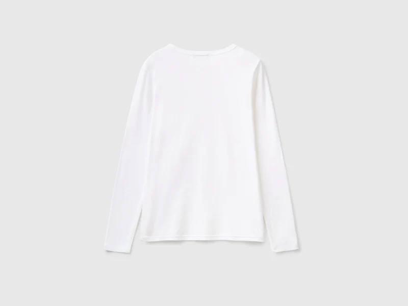 T-shirt manica lunga 100% cotone