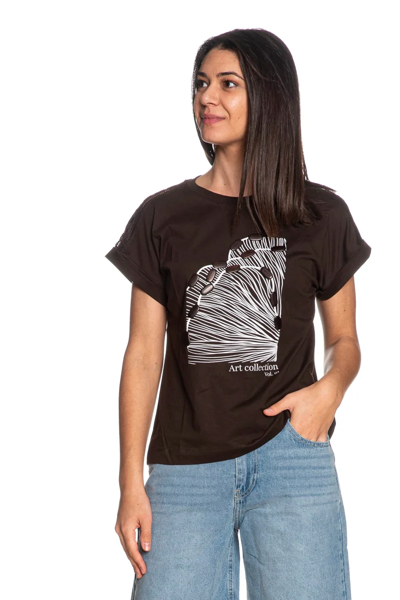 T Shirt Tiffosi Jermaine Da Donna Moro