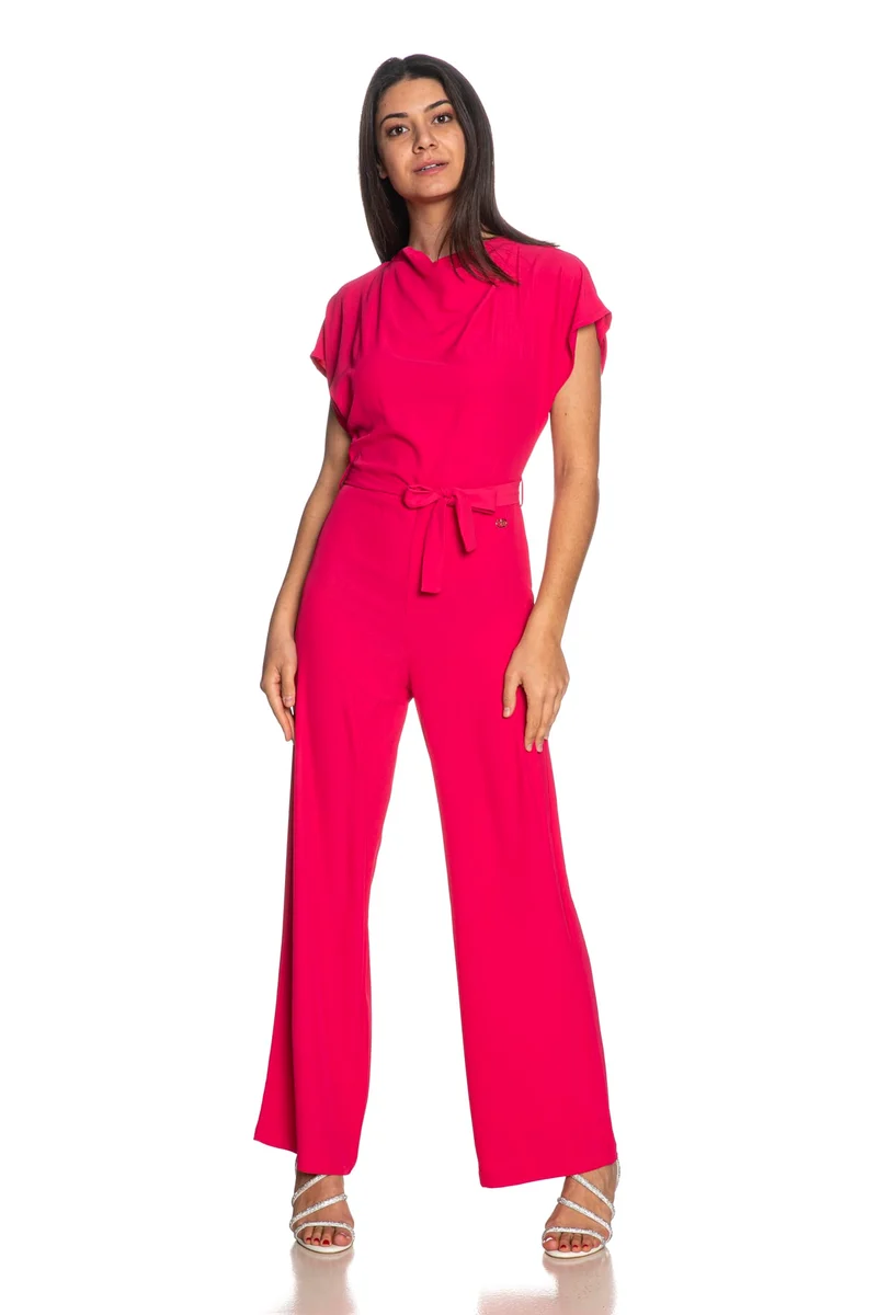 Tuta Intera Yes Zee Bat Jumpsuit Da Donna Fuxia