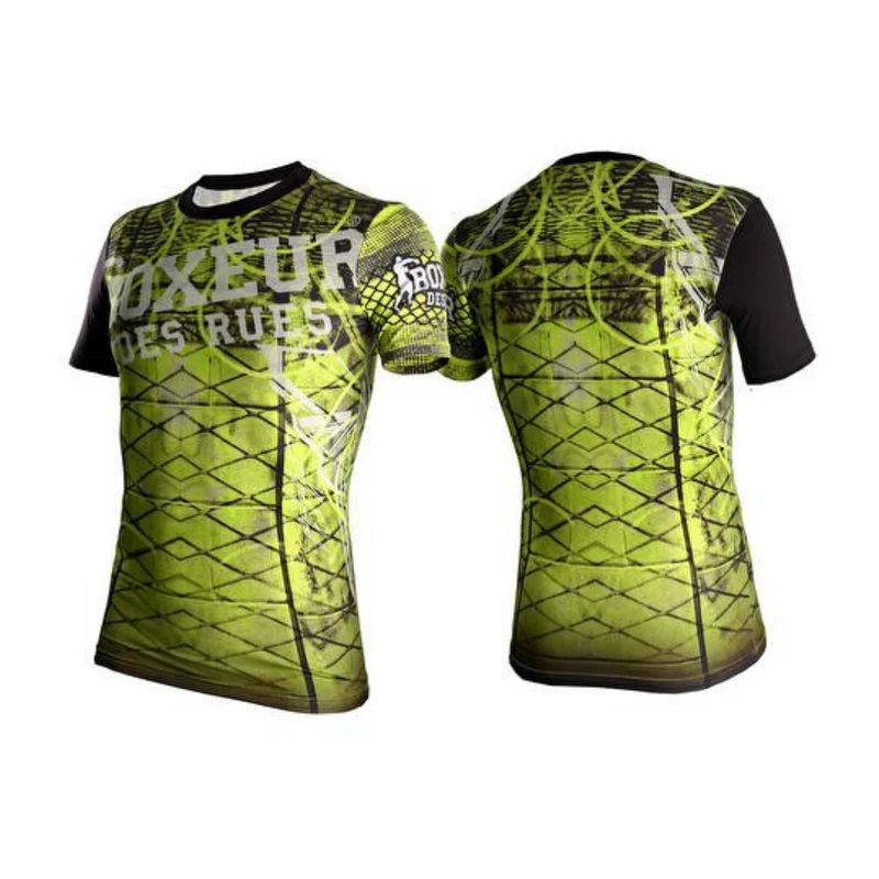 Rashguard Manica Corta Cross 103 Boxeur Des Rues