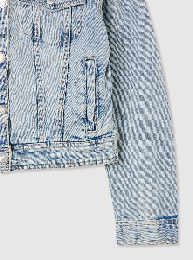 Giubbino in denim slim