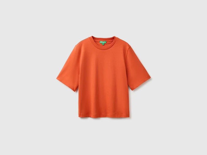 T-shirt boxy fit 100% cotone