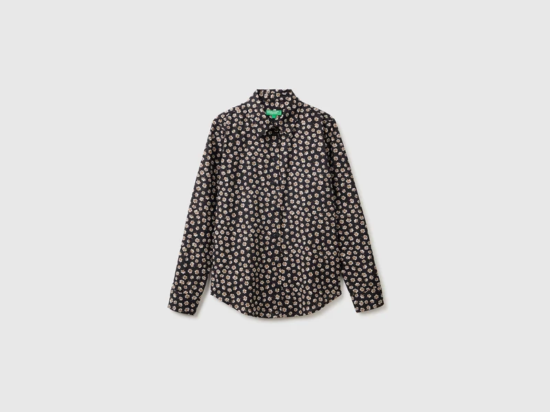 Camicia fantasia a manica lunga