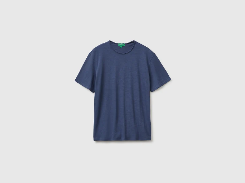 T-shirt in cotone fiammato