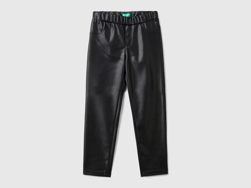 Pantaloni in tessuto spalmato