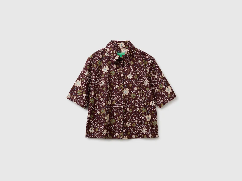 Camicia fantasia a manica corta