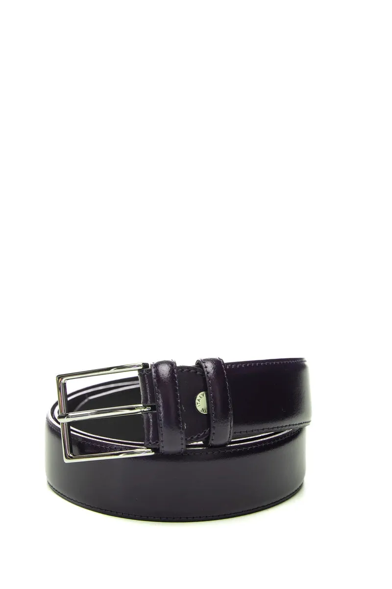 Cintura Marco Celli Soave 290 Da Uomo Blu Notte In Pele