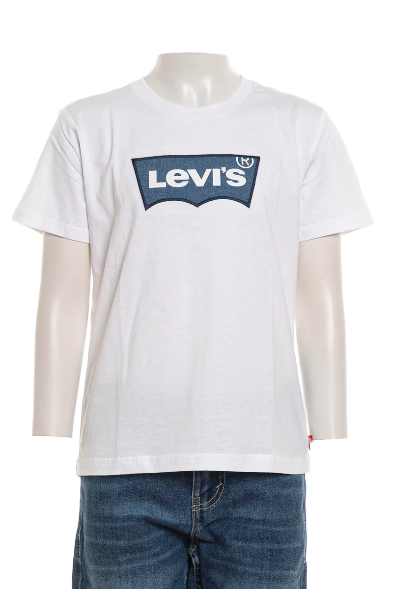 T Shirt Levi's First Batwing Jr Da Bambino Bianca