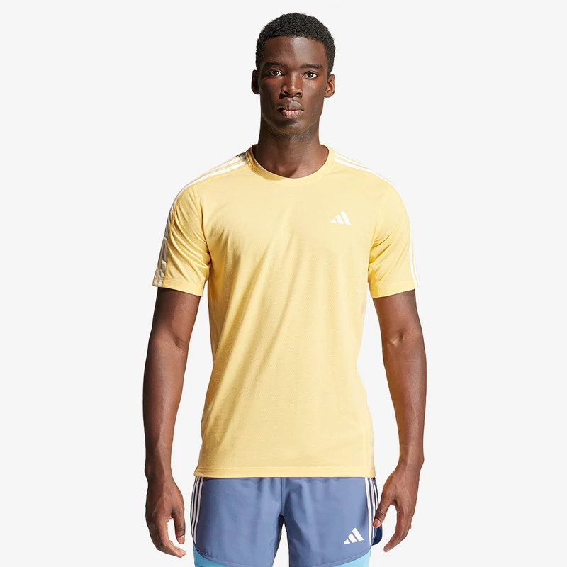 T-Shirt adidas Own The Run 3 Stripes