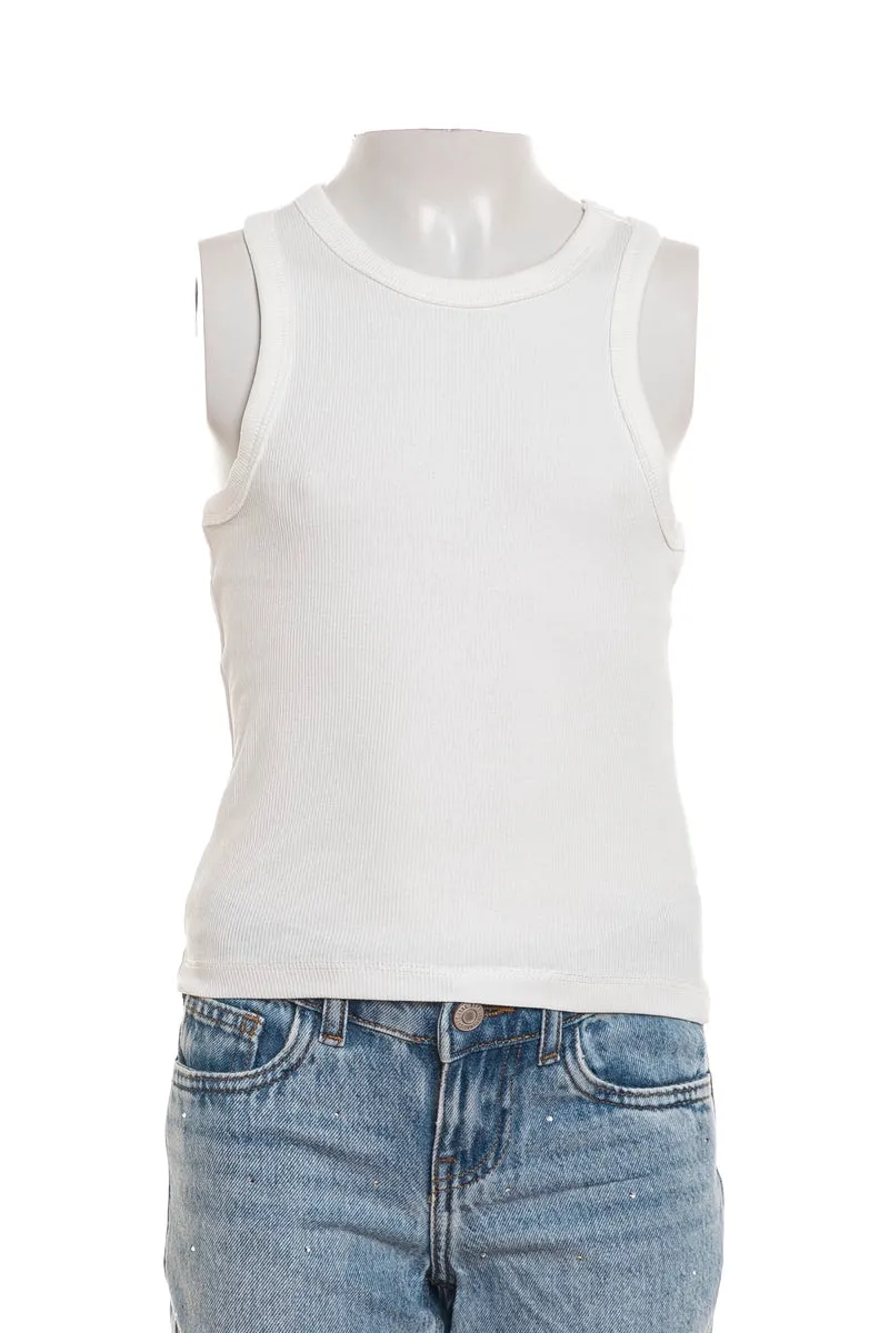 Top Canotta Kids Only Jill Life Tank Da Bambina Bianco